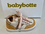 Bottines Babybotte Formidable 9045B027 blanc cassé paillettes rose