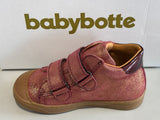 Bottines Babybotte Aurevoir scratch 9124B056 Bordeaux