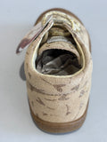 Bottines Naturino cocoon platinum fleurs cœurs or