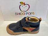 Bottines Shoo pom Yoyo easy navy Camel