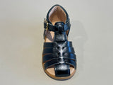 Sandalettes babybotte 4014B002 gaufrette laminato bleu