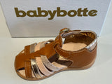 Sandalettes babybotte 4012B461 guppy texano cognac