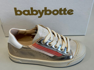Chaussures basses babybotte 4473B124 klisson laminato ivoire