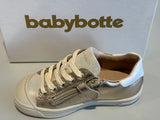 Chaussures basses babybotte 4473B124 klisson laminato ivoire