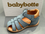 Sandalettes babybotte 4018B050 Gimmy nabuk bleu poudre