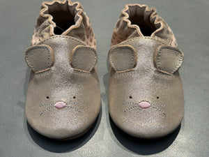 Chaussons Robeez mouse nose or rose