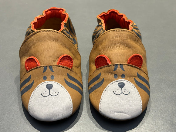 Chaussons Robeez awesome Tiger Crp camel