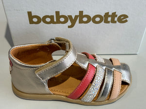 Sandalettes babybotte 4246B024 Teriyaki laminato ivoire