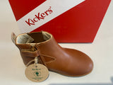 Boots Kickers vermillon camel or