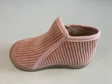 Chaussons Bellamy Anais velours rose