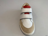 Chaussures basses kickers takaway blanc marine rouge