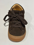 Bottines Shoo pom Tom zip lace marron foncé
