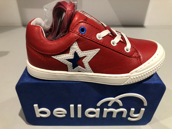 Chaussures basses Bellamy gain rouge