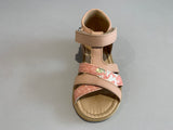Sandalettes babybotte trycia naturel rose