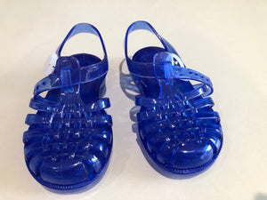 Sandalettes méduse bleu