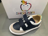 Chaussures basses Shoo pom play co scratch navy white jungle