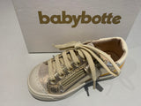 Chaussures basses Babybotte karolina lamine platine or »