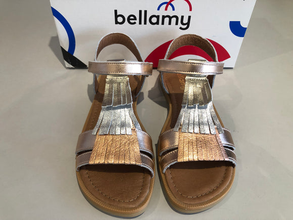 Sandalettes Bellamy trisby cuivre