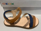 Sandalettes geox j s karly f cognac